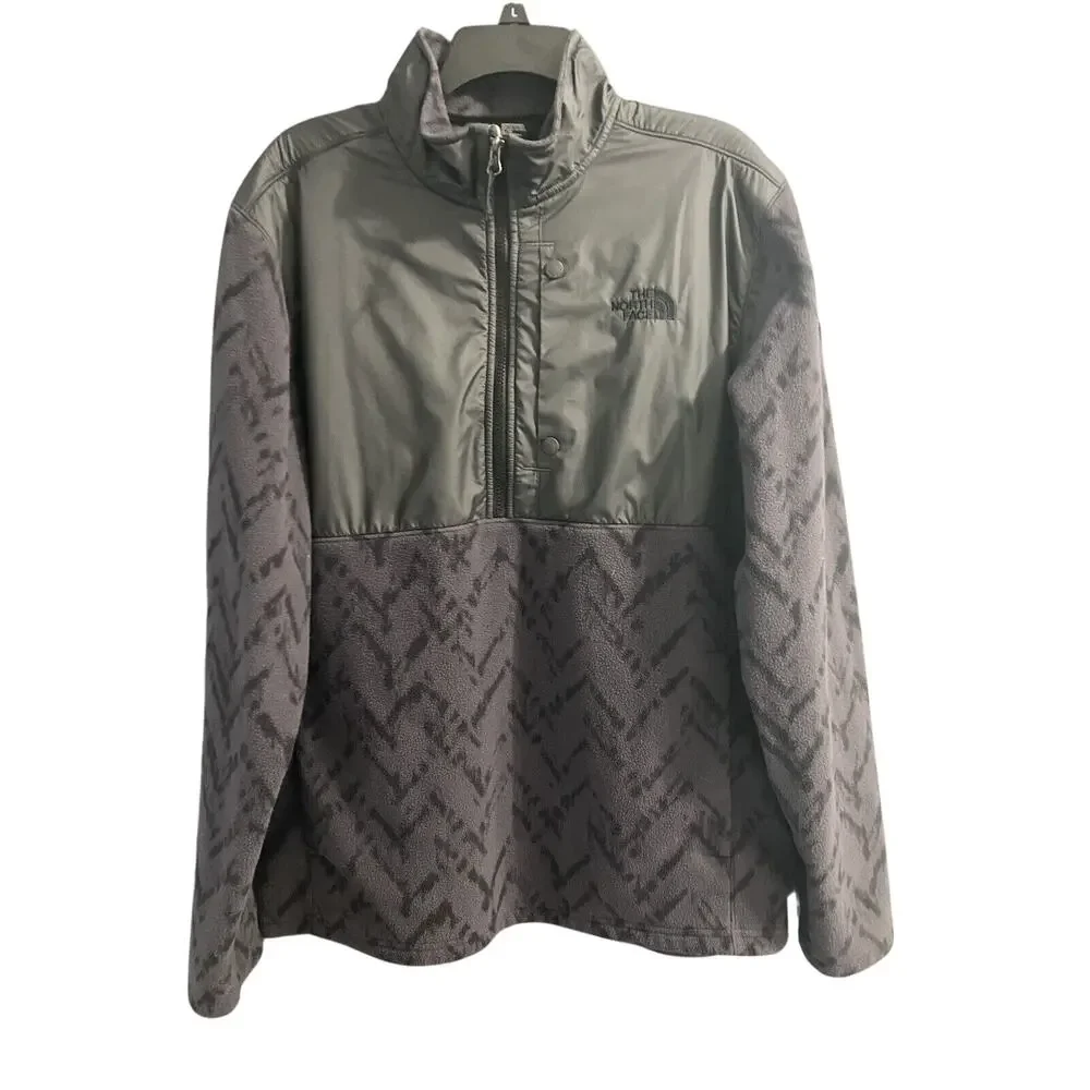 The North Face Men's 200 WT Tundra Pullover Fleece Jacket Size XL Gray